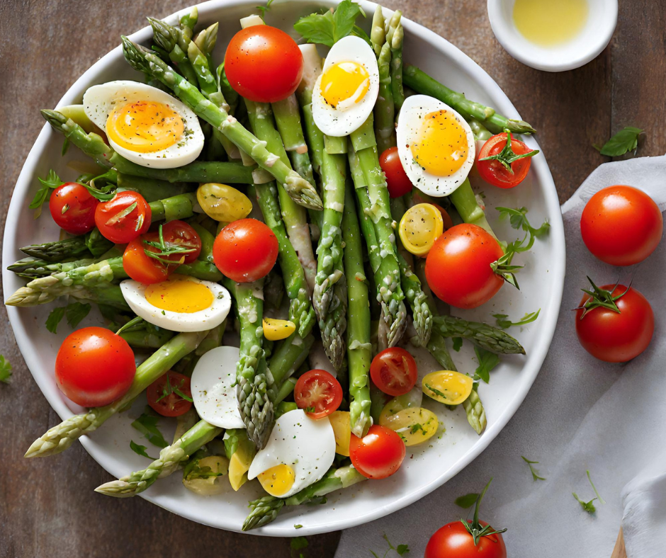 Mother's Day Brunch recipe: Springtime Asparagus and Boiled Egg Salad